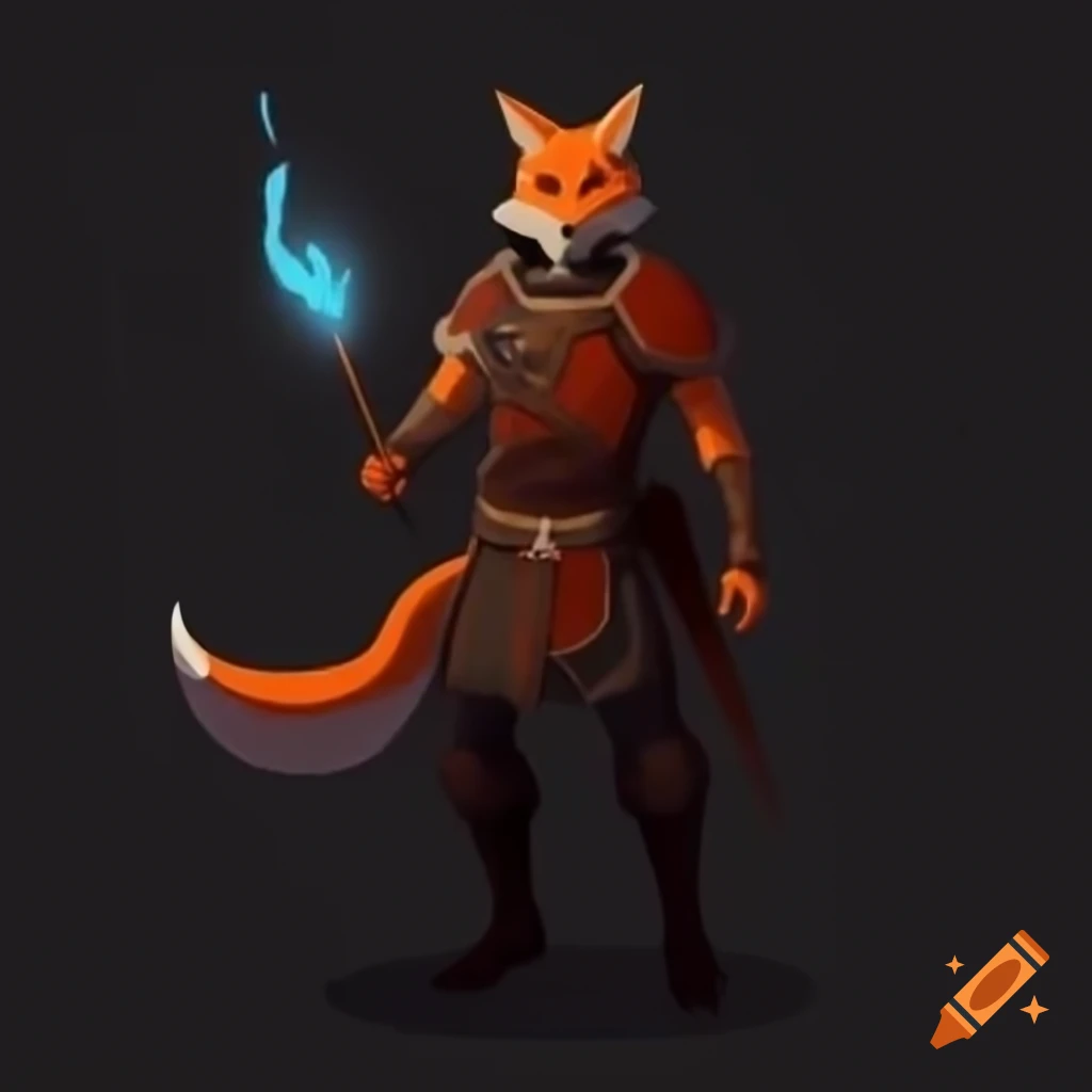 Concept art of fox character in Dragon Age Inquisition RPG