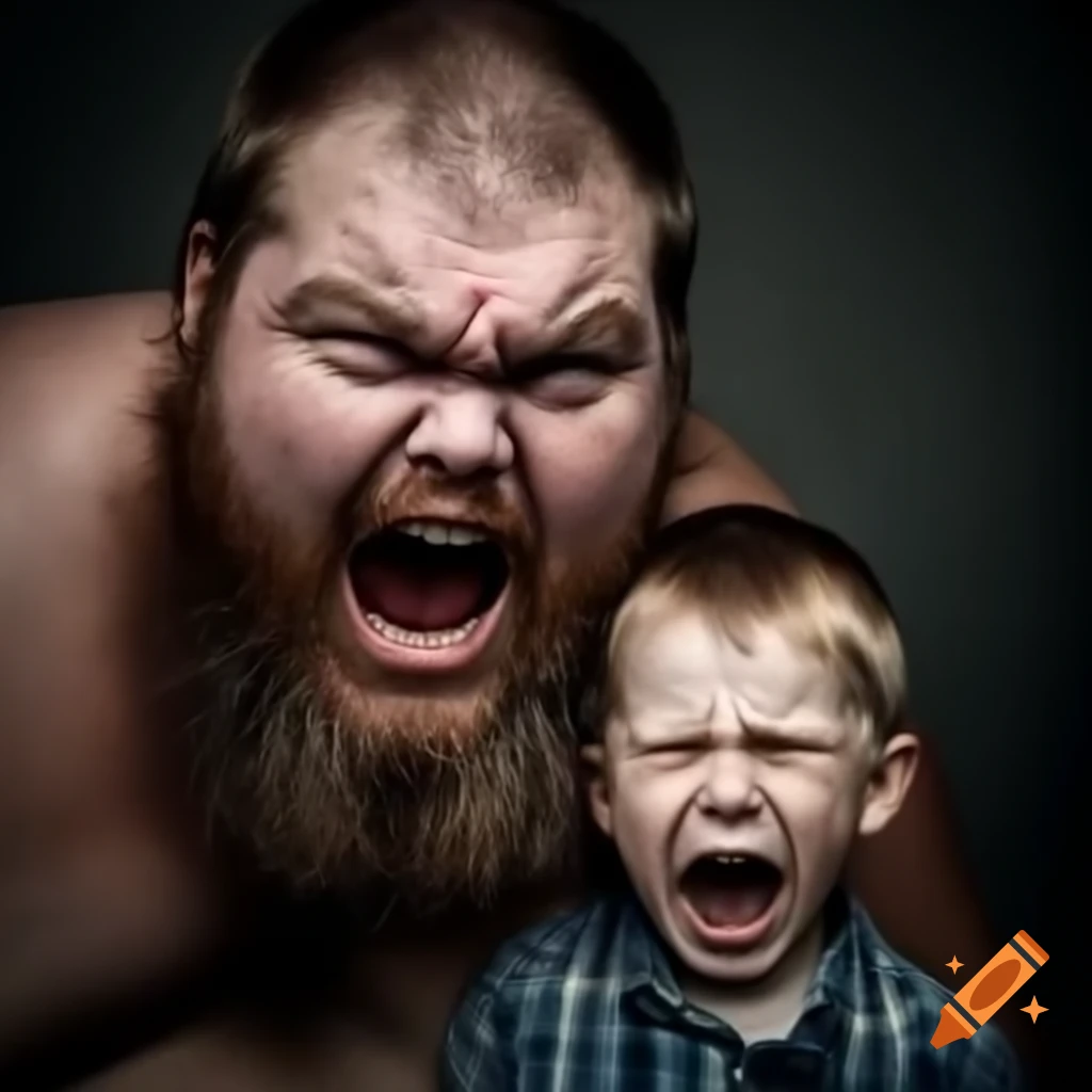 Confrontation Between Large Man Shouting And A Bearded Child On Craiyon confrontation-between-large-man-shouting-and-a-bearded-child-on-craiyon