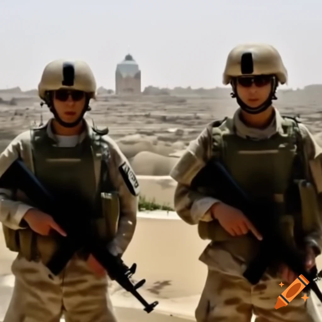 Conceptual representation of conflict between Iraq, Lebanon, Palestine, and Israel