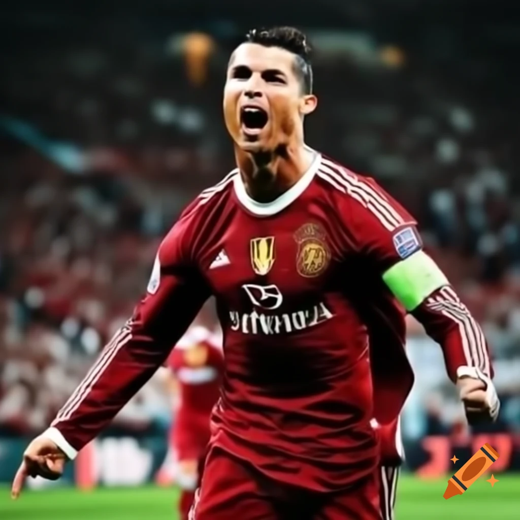 Cristiano Ronaldo depicted as an ancient Greek warrior