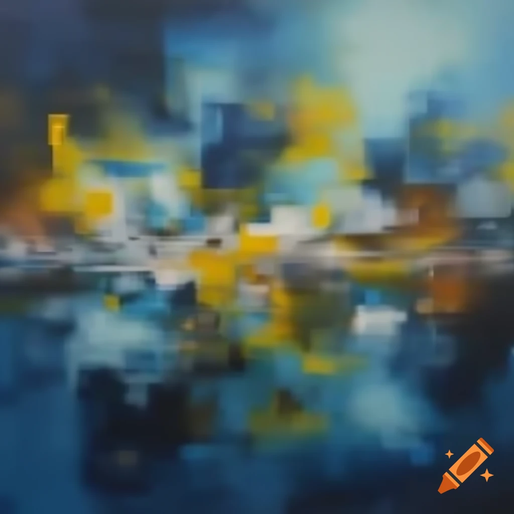Abstract painting inspired by music