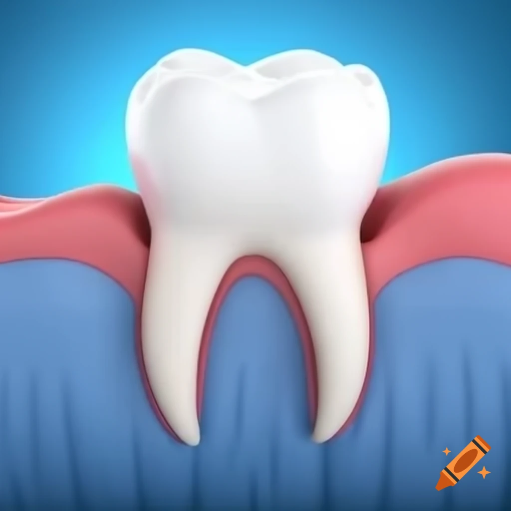 Upper first molar tooth anatomy