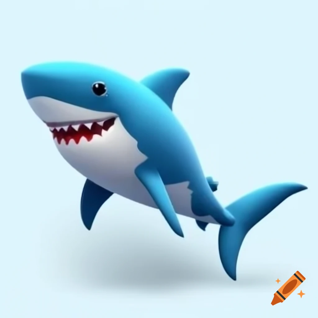 Illustration of shark silhouette on scientific documents on craiyon