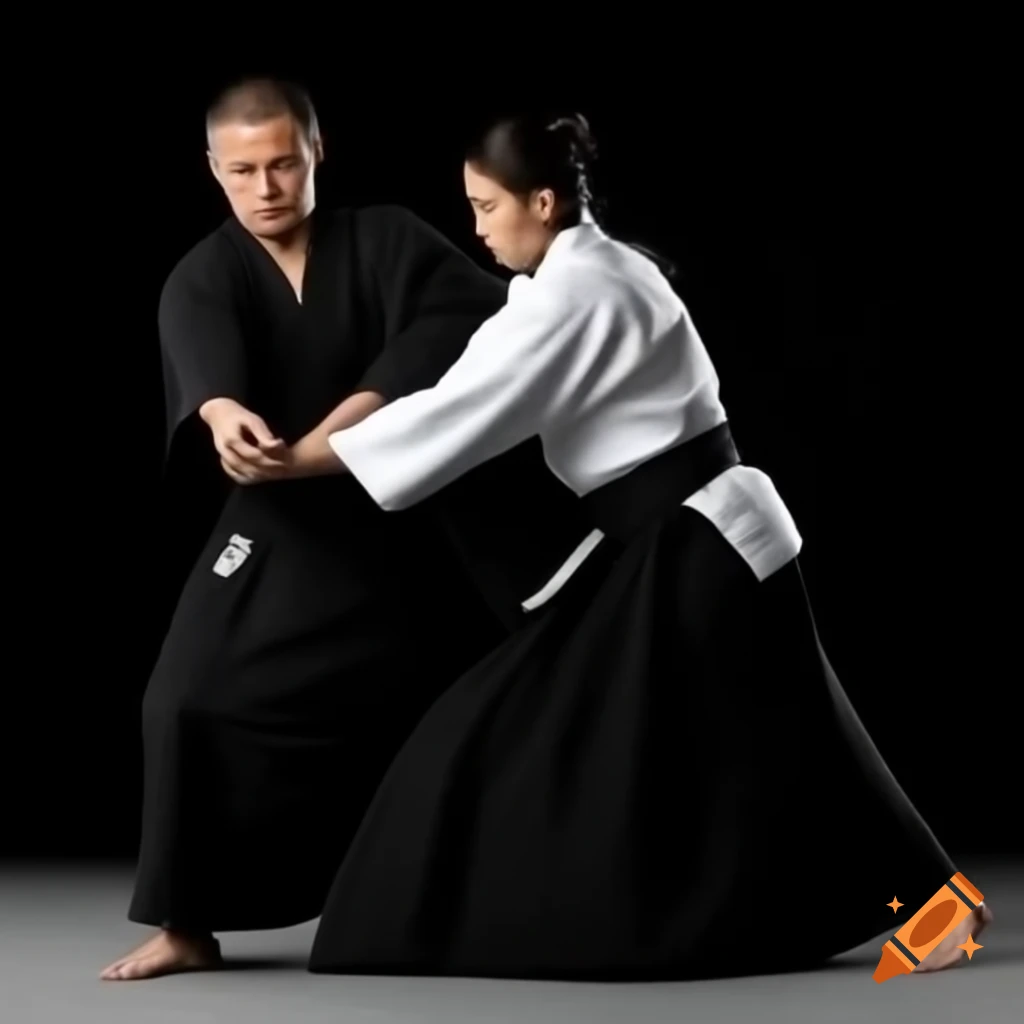 Aikido martial arts practice