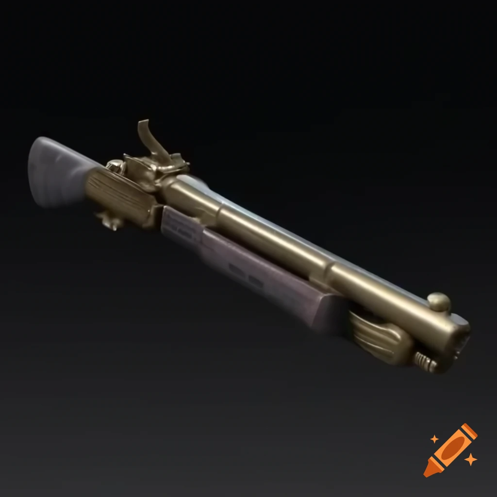 Realistic Japanese musket in dark fantasy setting