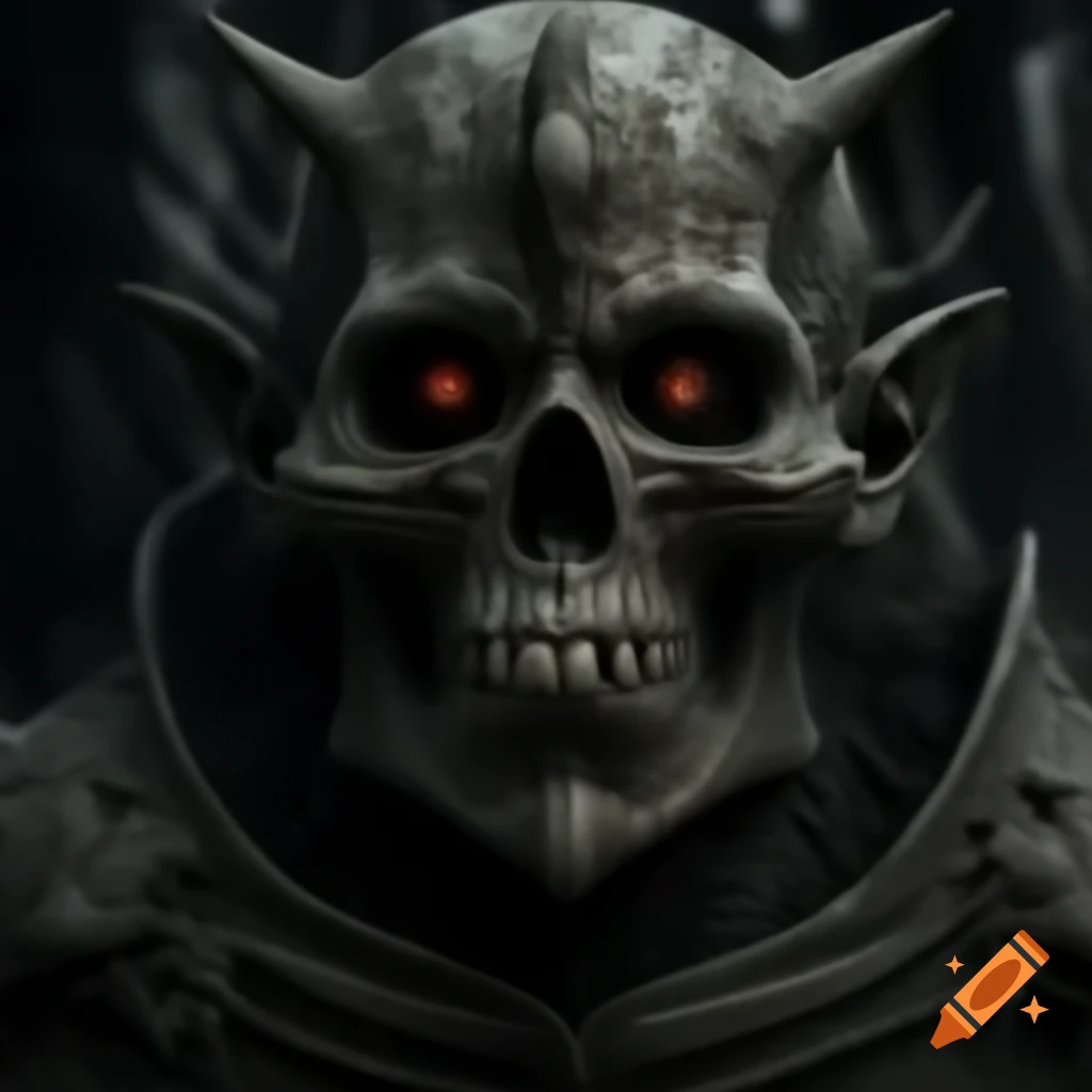 Dark vintage cemetery filled with wraiths