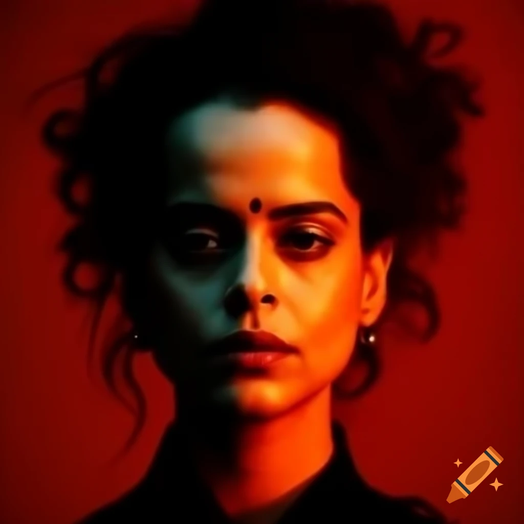 Bold YouTube thumbnail featuring Kangana Ranaut with legal notice stamp