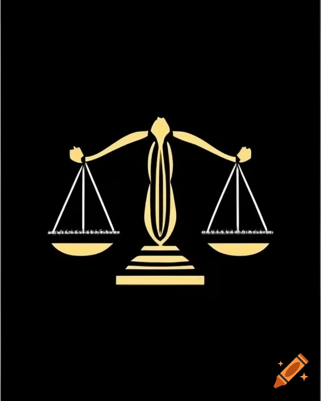 Justice law logo design