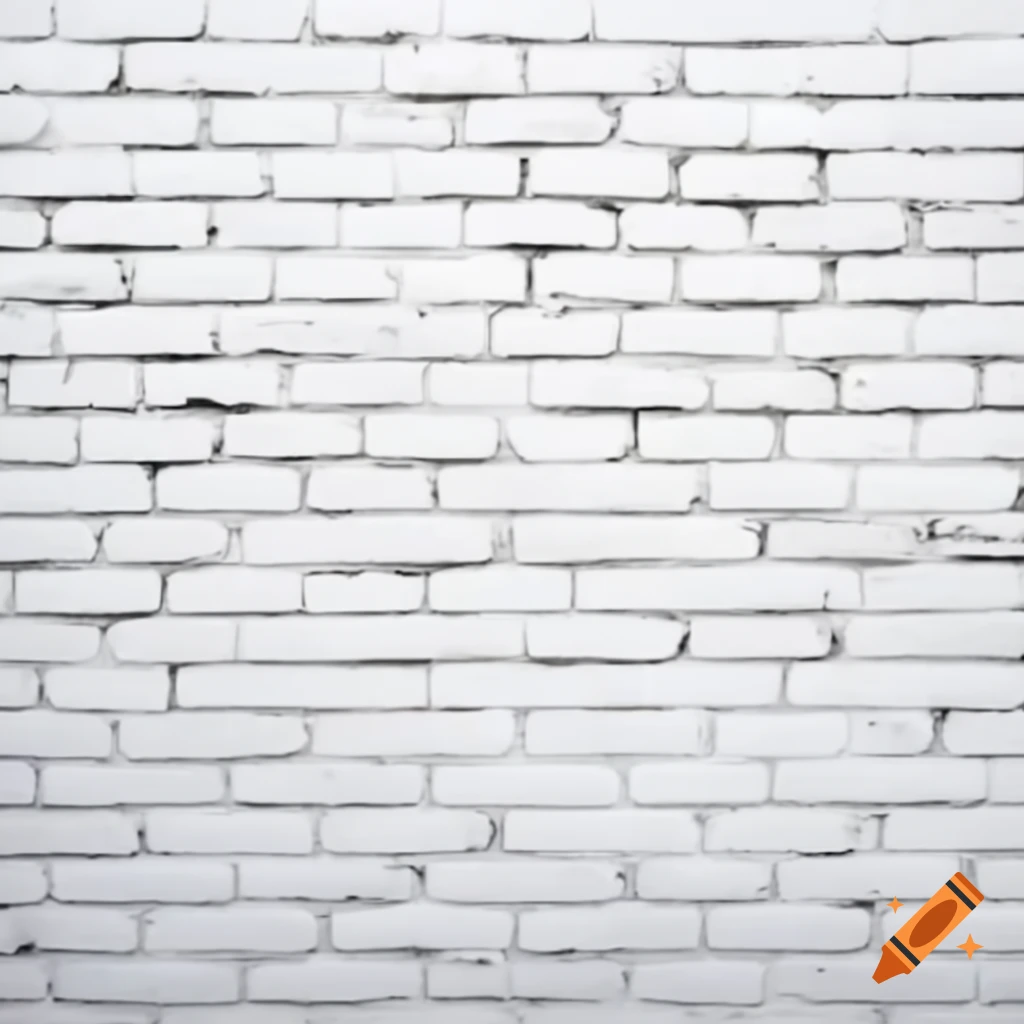 Textured white brick wall