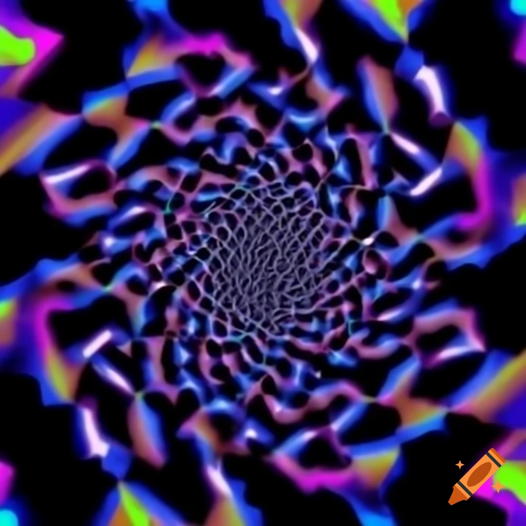 Intriguing optical illusion artwork