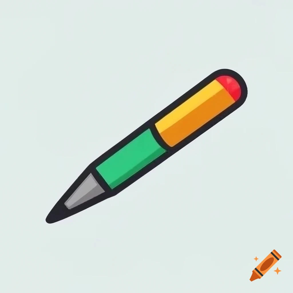 Writing pen on a surface
