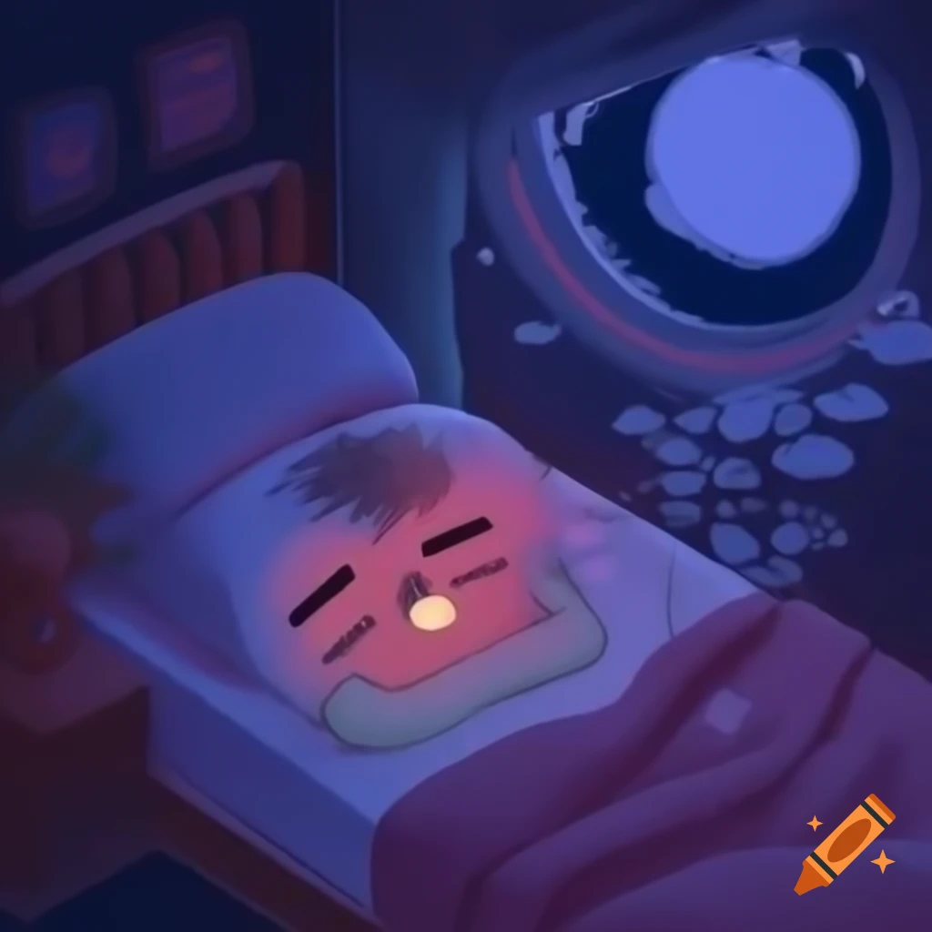 Relaxing lofi musical scene with a calm atmosphere