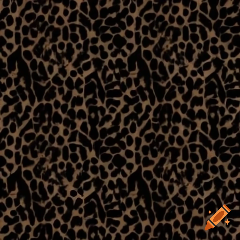 Dark cheetah print texture background