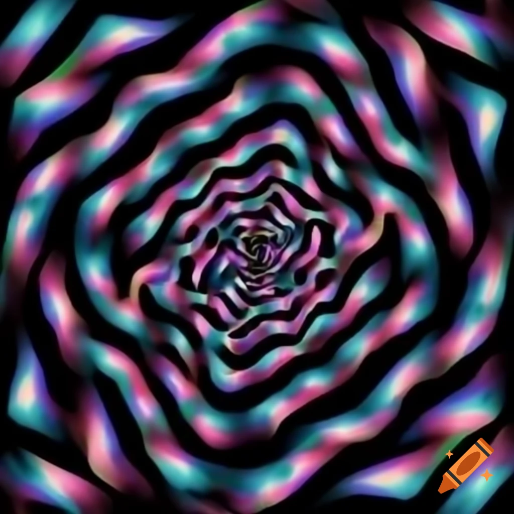 Intriguing optical illusion artwork