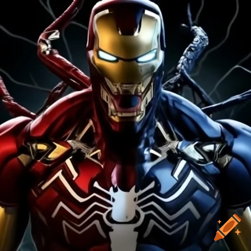 Iron Man Mark 81 battling Venom