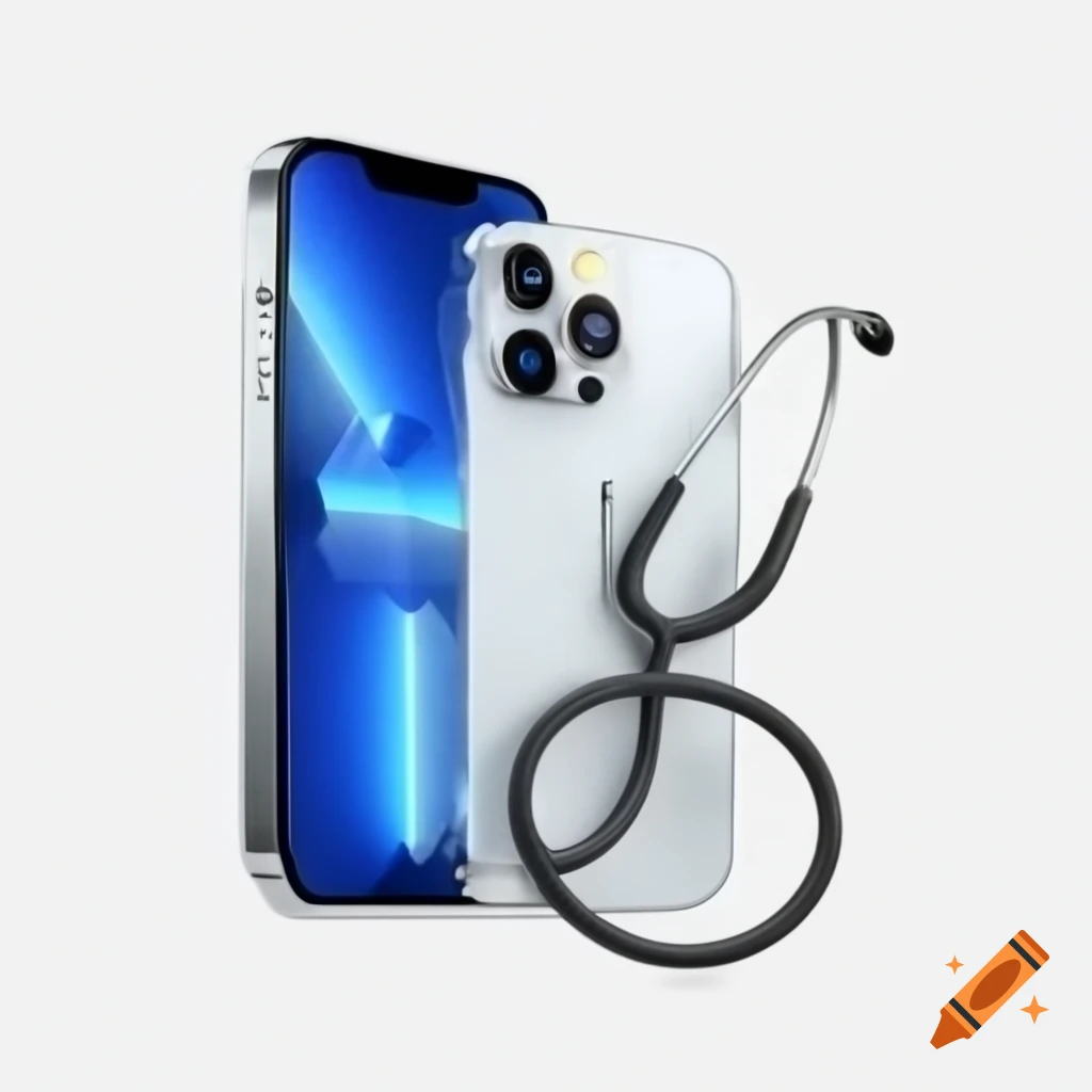 iPhone 15 Pro alongside stethoscope