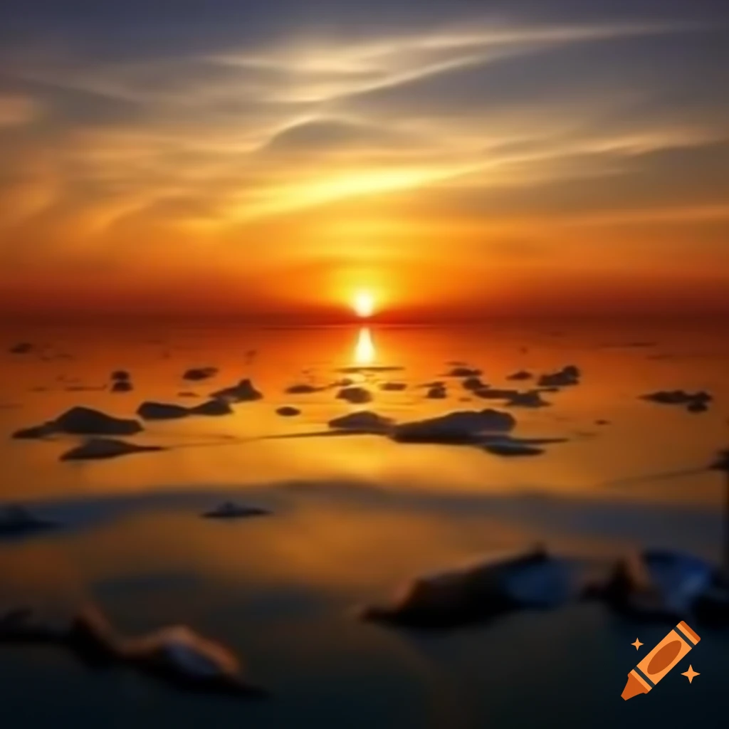 Elements of nature including sun, water, land, and wind