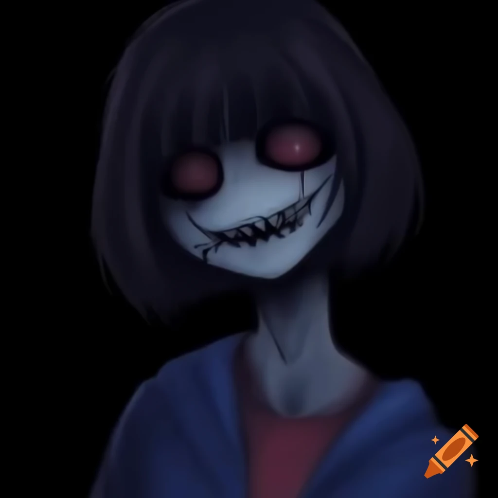 Creepypasta-themed illustration