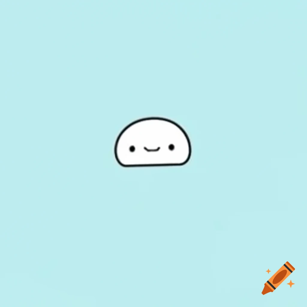 Minimalist and happy cartoon wallpaper design