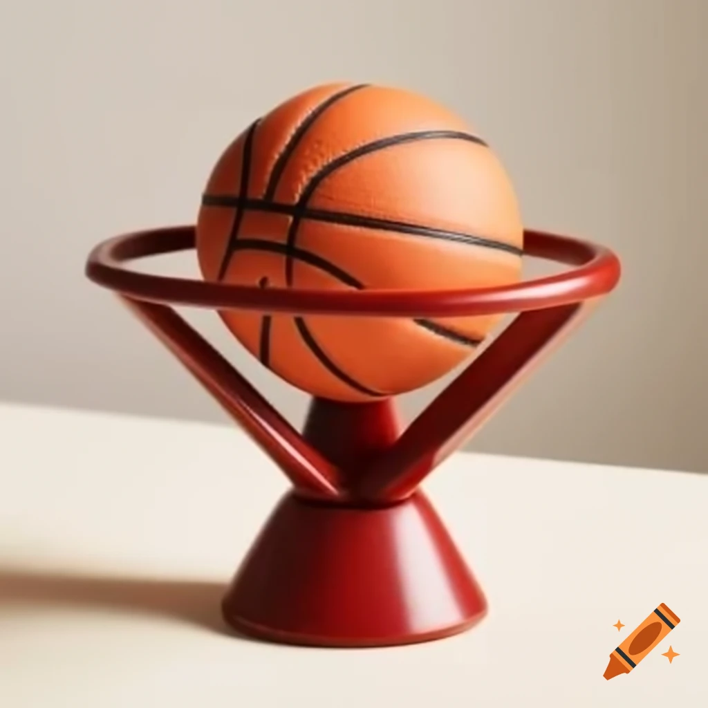 Basketball holder designed like a bowl
