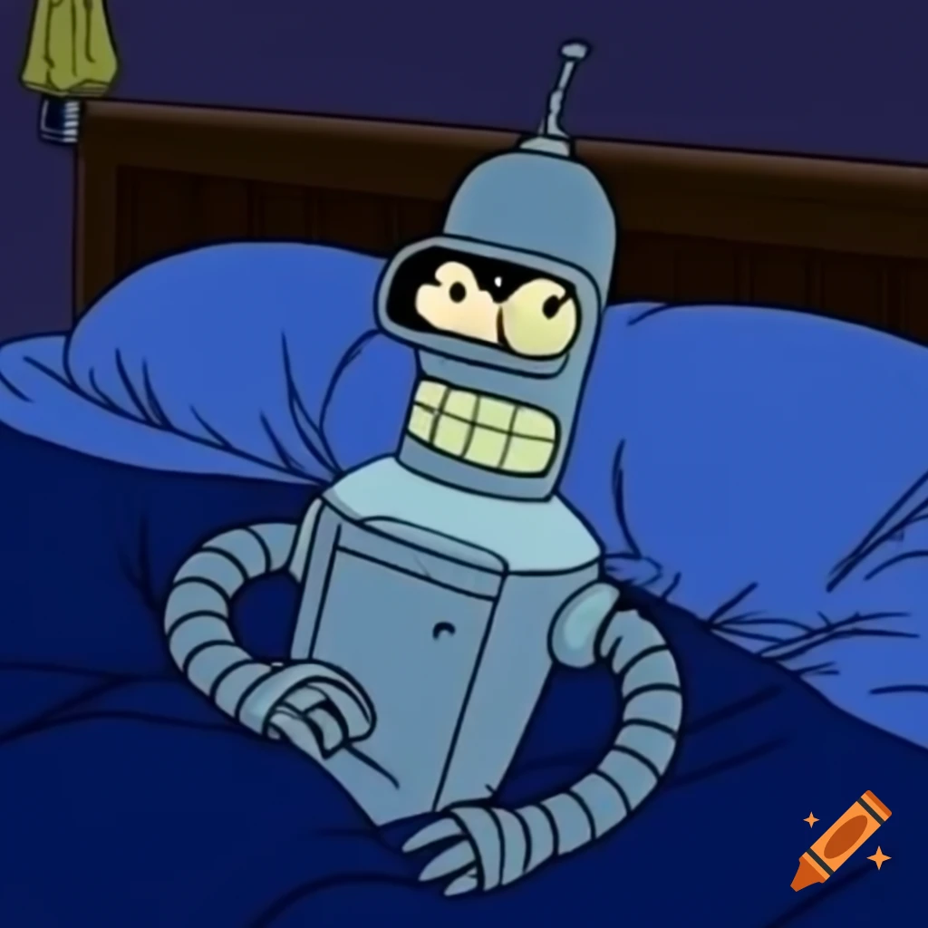 Bender bending rodriguez in combat with magneto on craiyon
