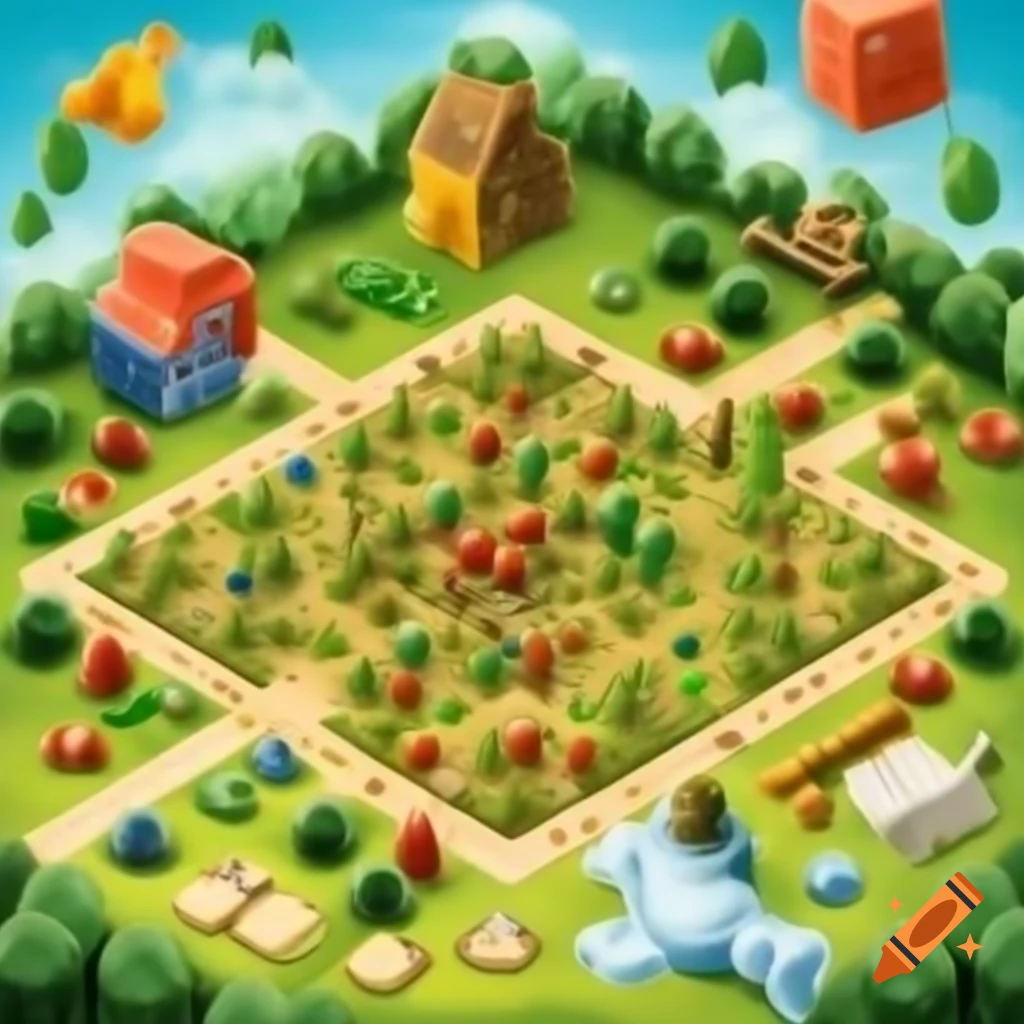 Board game set in a forest themed around Lev Tolstoy