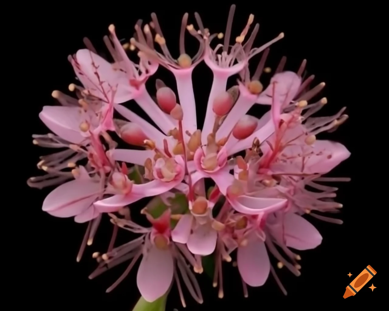 Magnificent vision of celestial Lady Palutena adorned with crystalline flowers