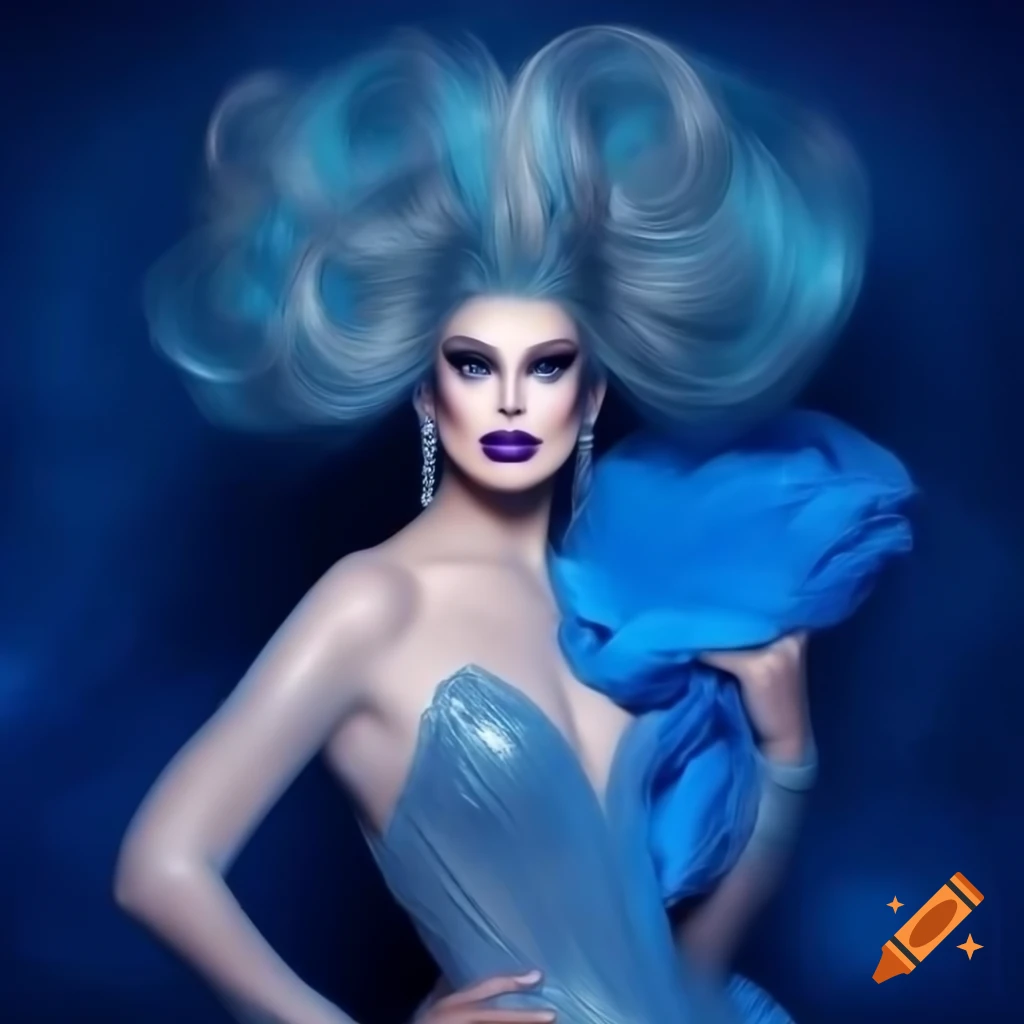 Nature themed promo featuring RuPaul's Drag Race queen Faye Tality in sequined dress and flowing cape