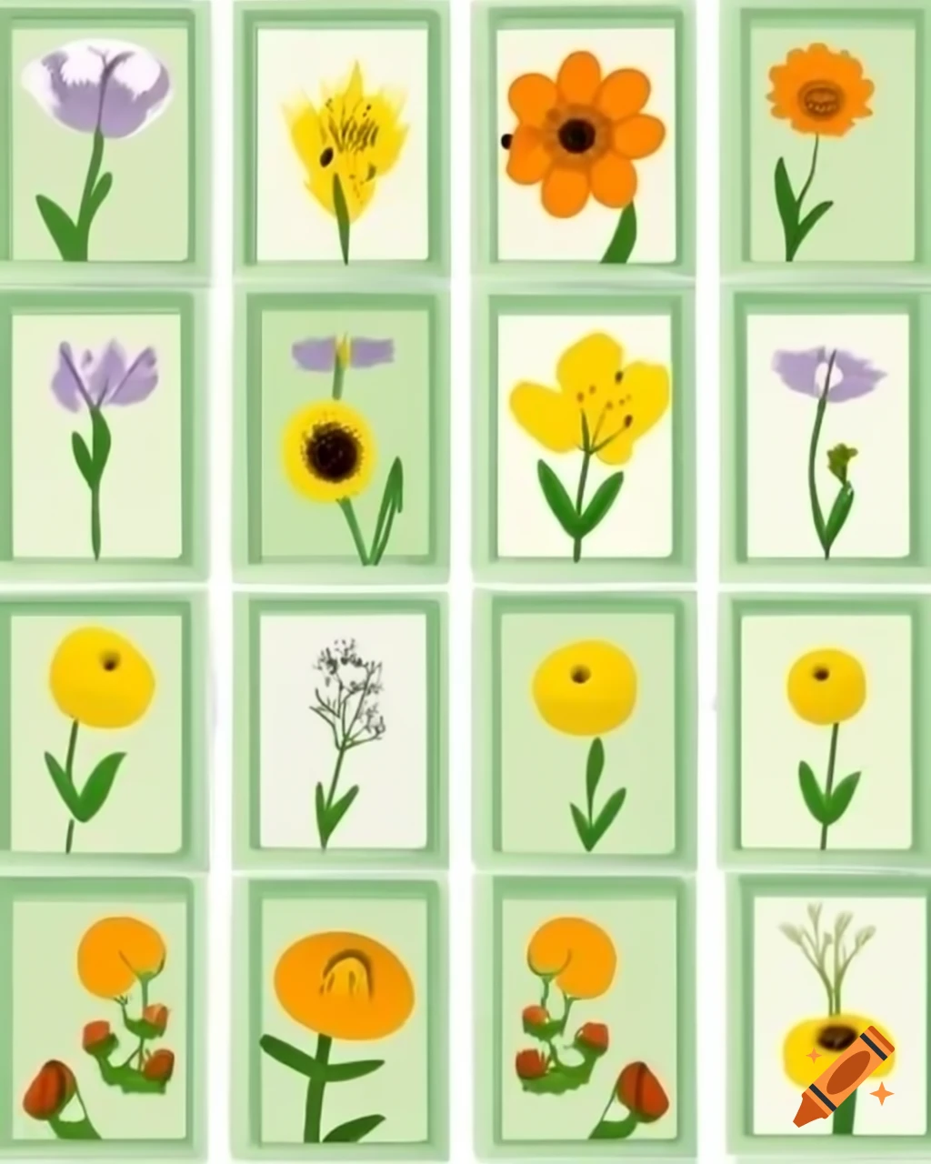 Detailed illustration of wildflowers with fine lines and soft colors