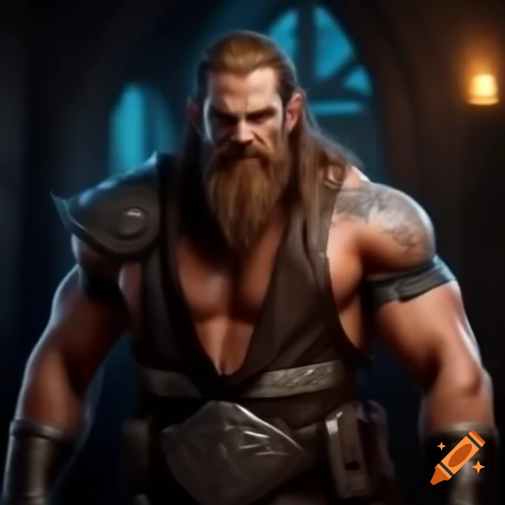 DND wrestler performing in a ring setting
