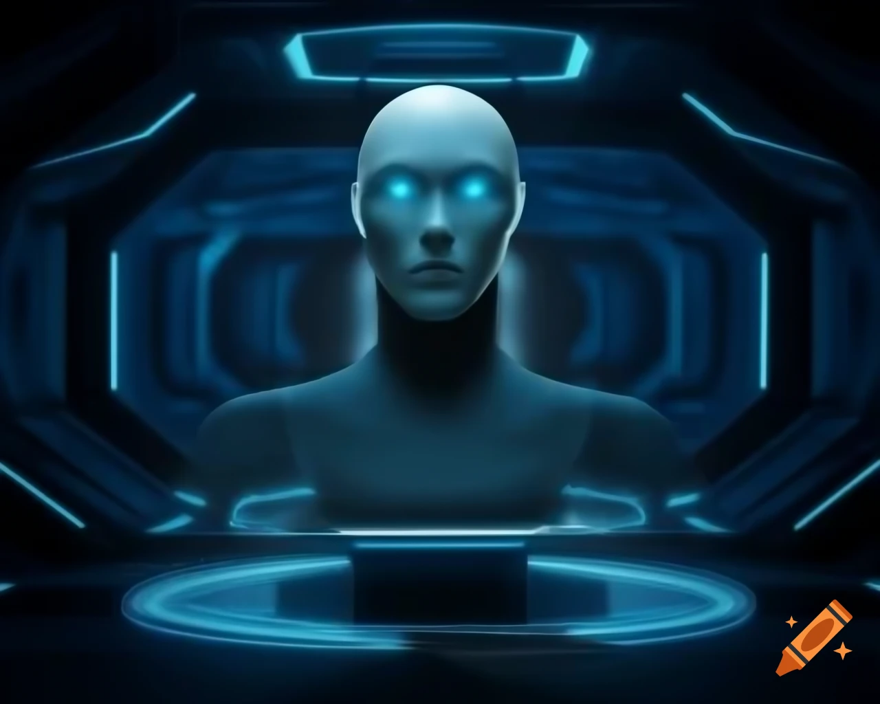 Futuristic rendering of an ideal society