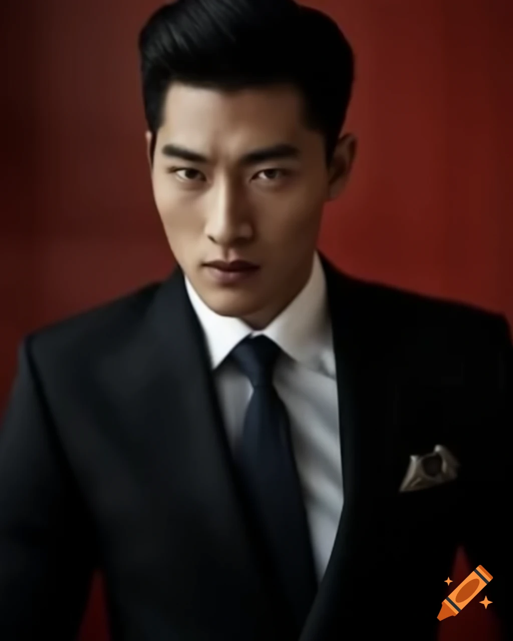 Chinese businessman in formal attire