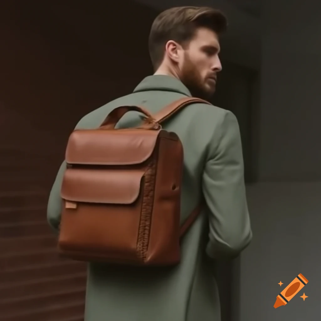 Unclear description of a man with a bag
