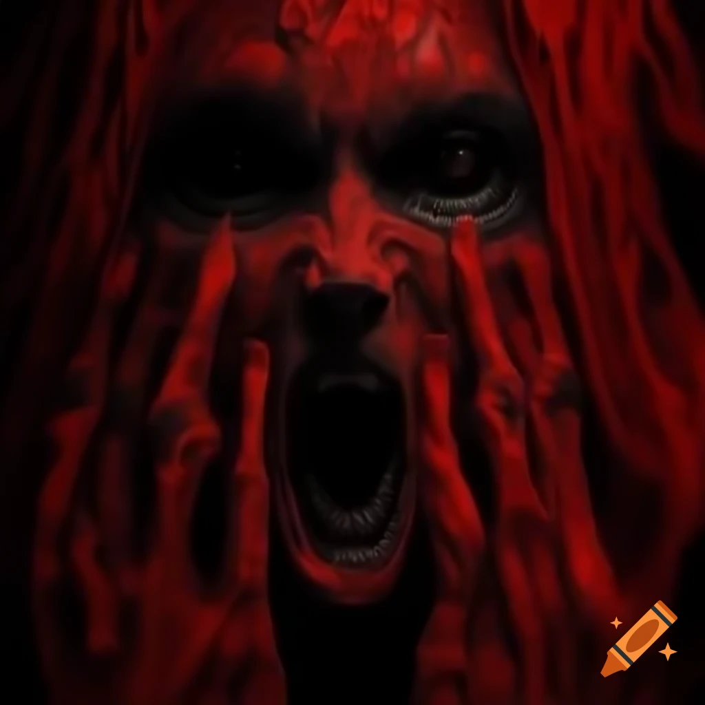 Intricate artwork of a tormented ghost expressing extreme anxiety