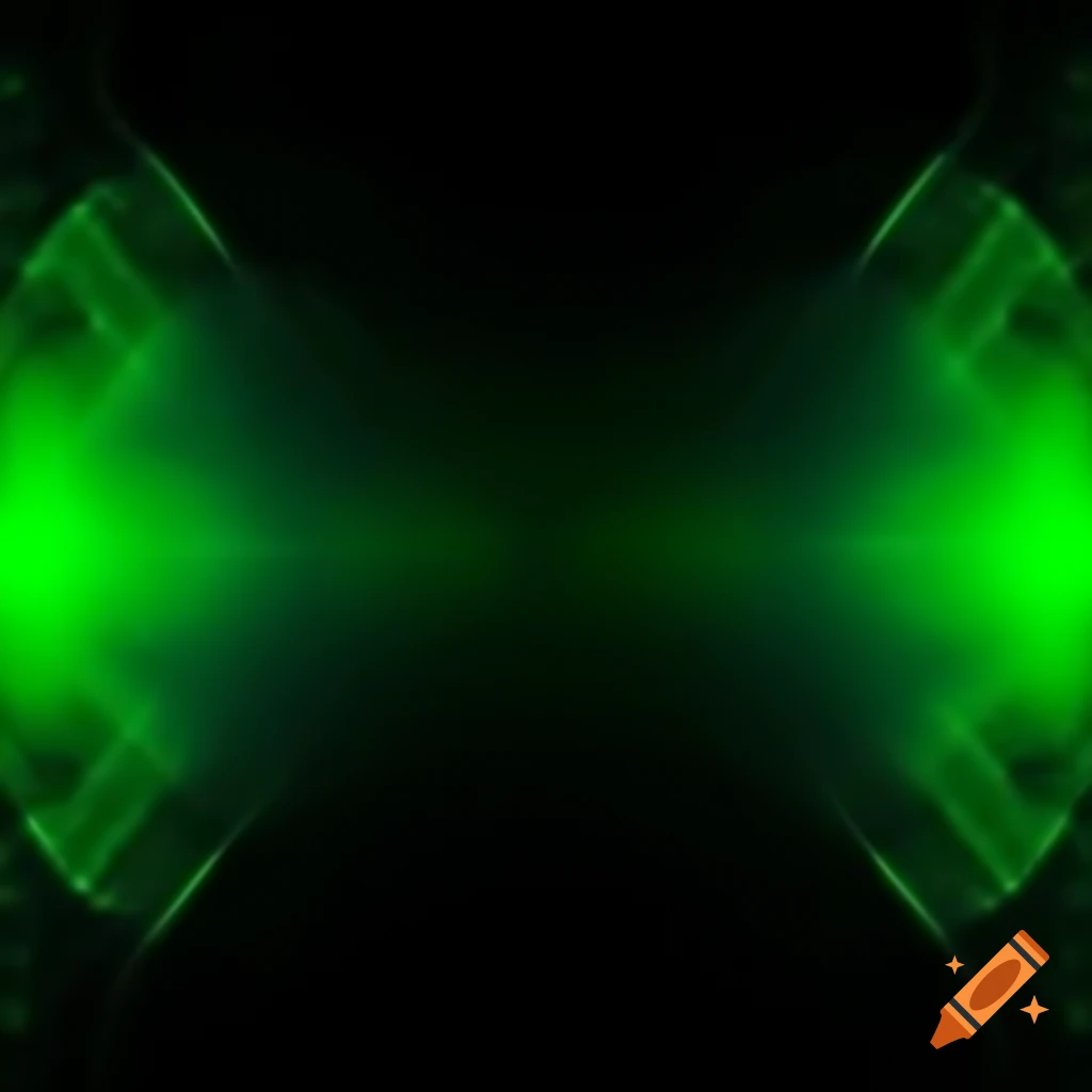 Dark gradient background with charcoal, black, and emerald green, highlighted with neon accents
