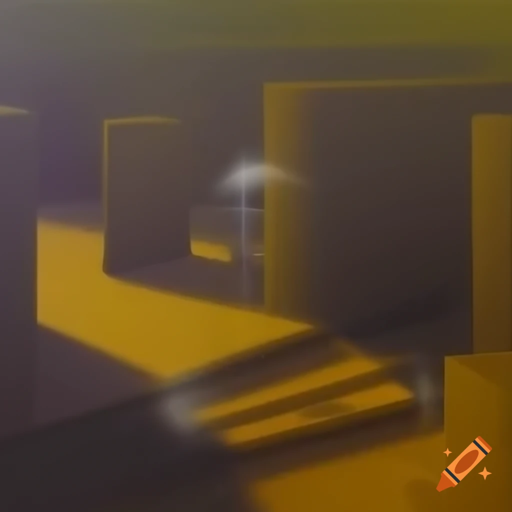 Surrealist abstract scene inspired by Belmer