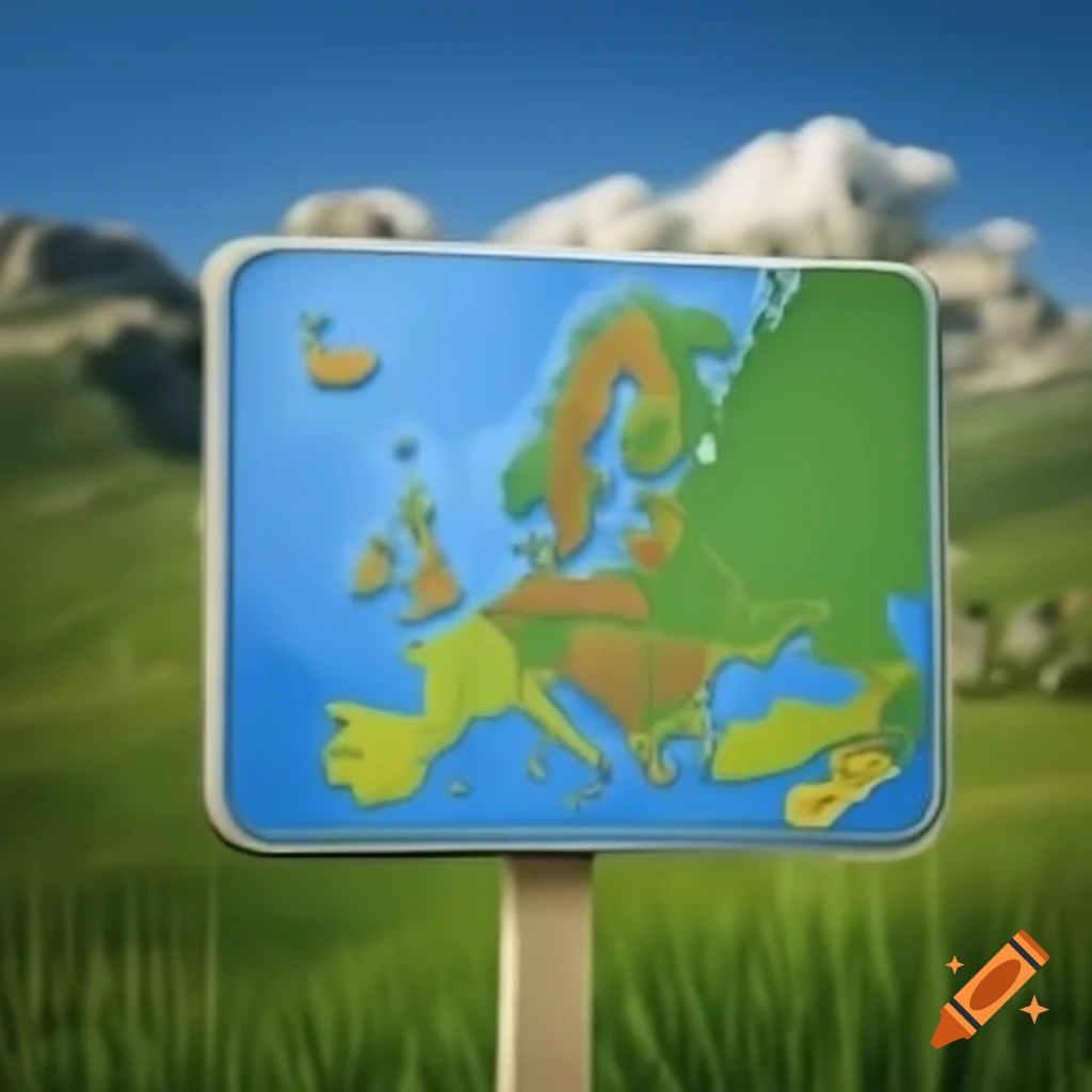 AP Geography sign for Europe