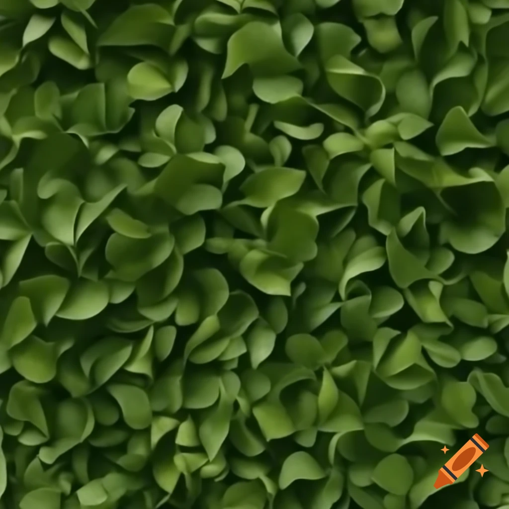 Carpet of green leaves