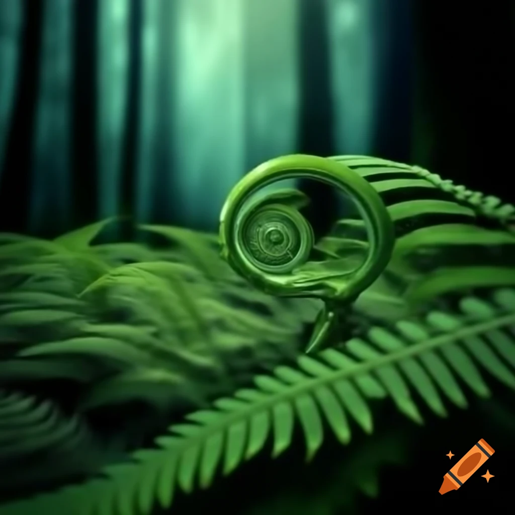 Sound forest featuring the rare music fern