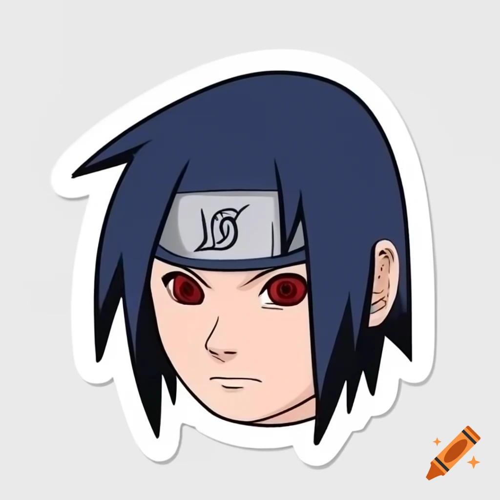 Sasuke Uchiha sticker art