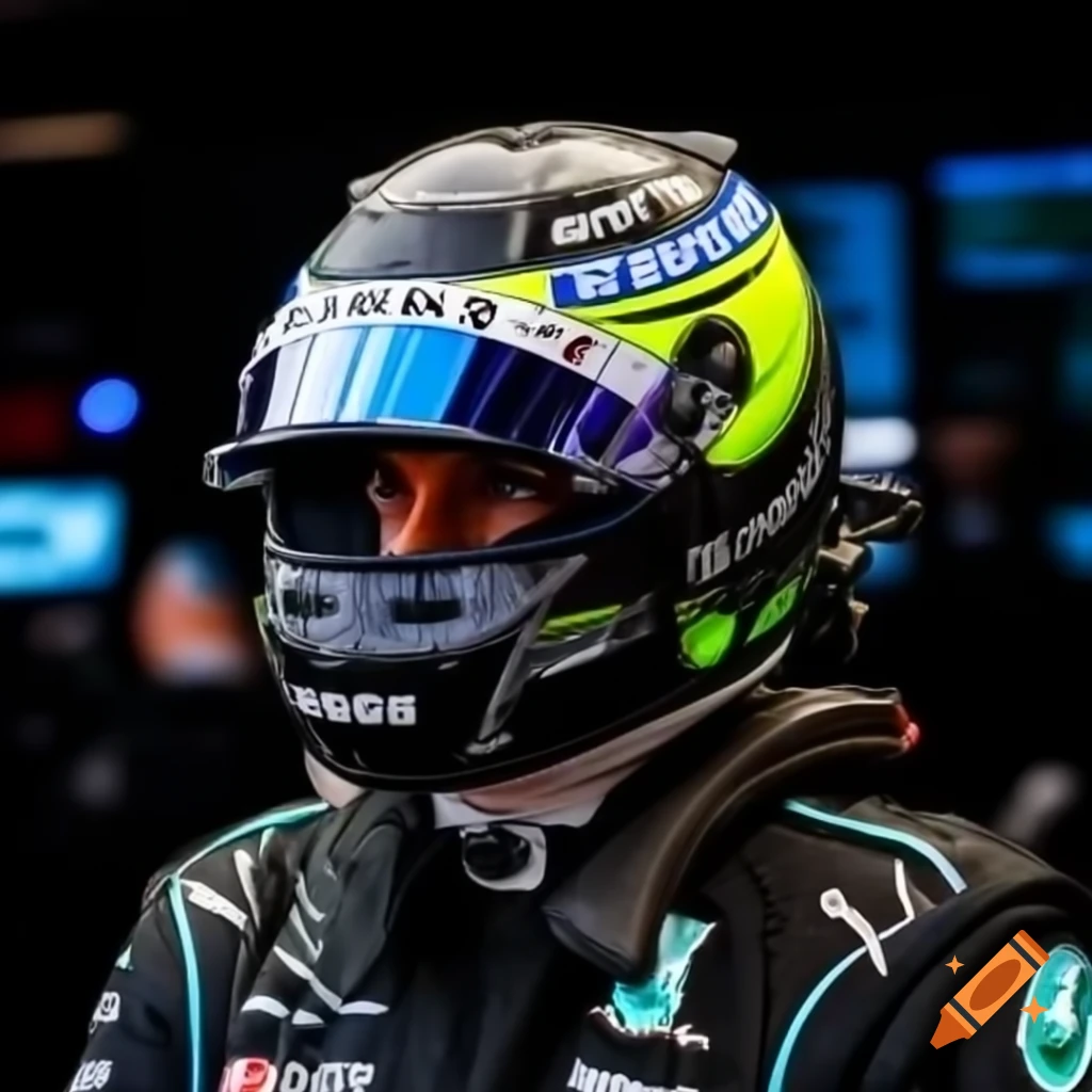 Helmet design for Michael Schumacher racing with Mercedes AMG Petronas F1 Team