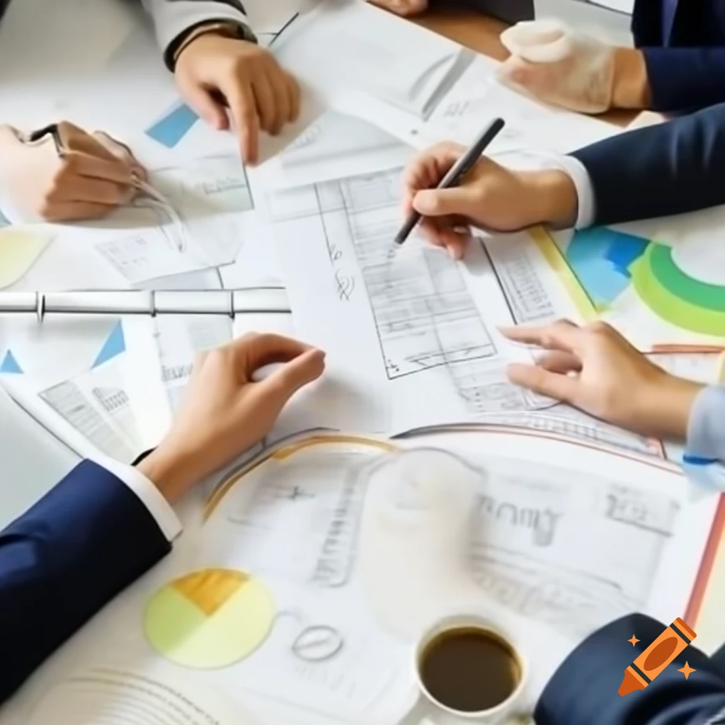Conceptual business plan with themes of time, eternity, and small rainbow