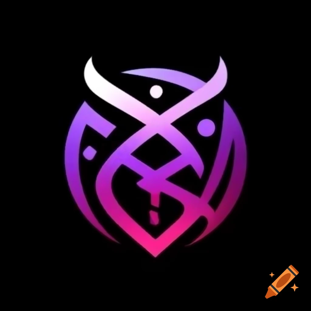 Devil s face outline logo design on craiyon