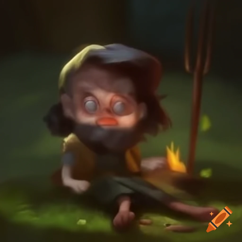 Frechorrick character description, a fictional deformed creature