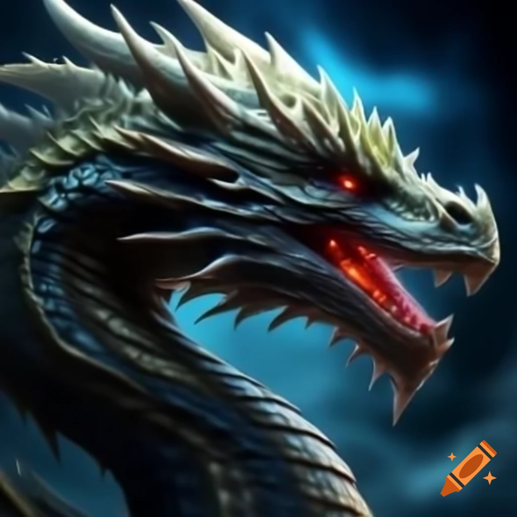 Electric dragon concept art
