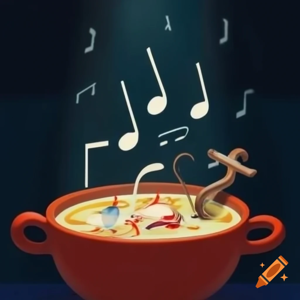 Whimsical Illustration Of Tea Leaves Staging An Uprising Against whimsical-illustration-of-tea-leaves-staging-an-uprising-against