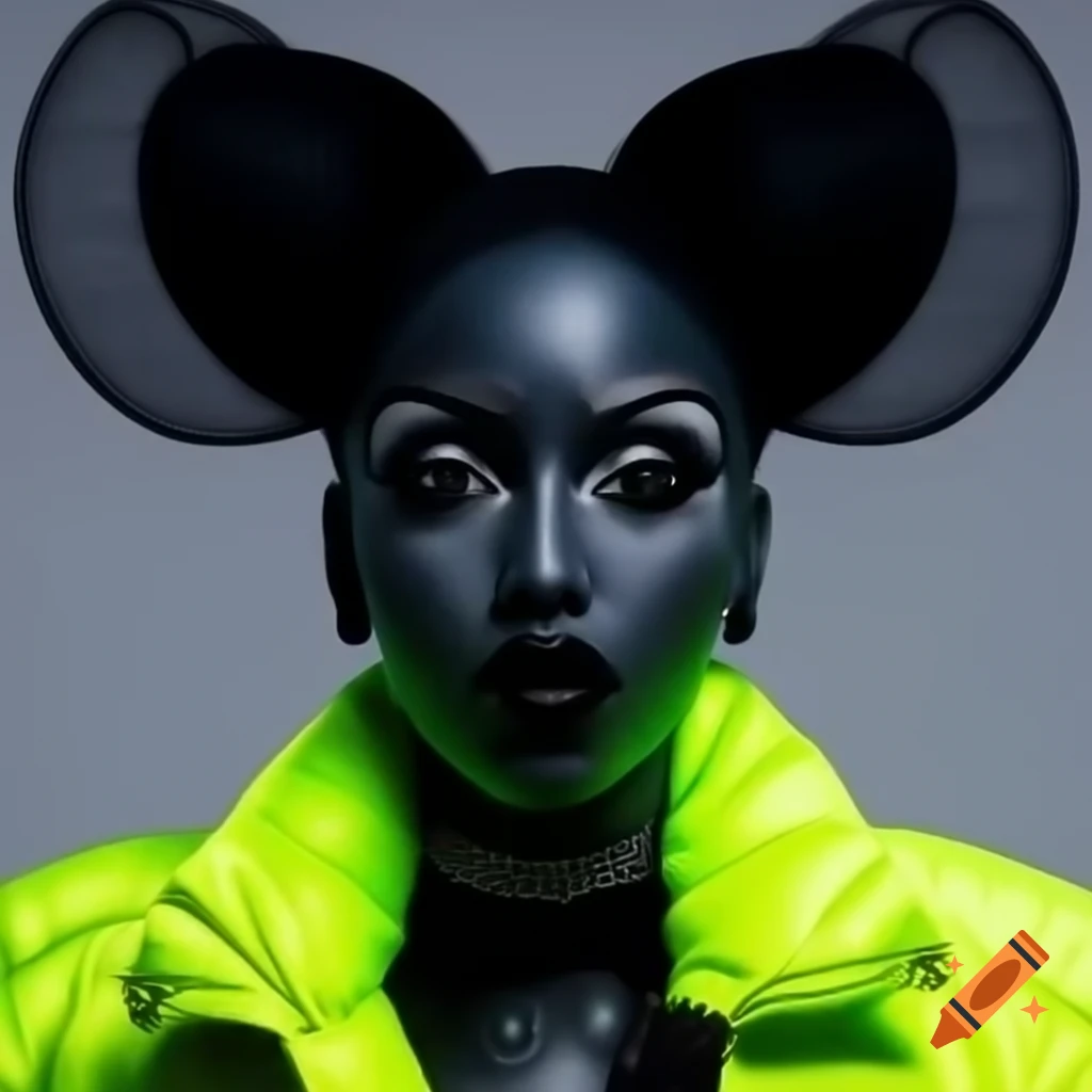 Monochromatic Themed Promo Look For Drag Queen Kiki Kismet In Neon monochromatic-themed-promo-look-for-drag-queen-kiki-kismet-in-neon