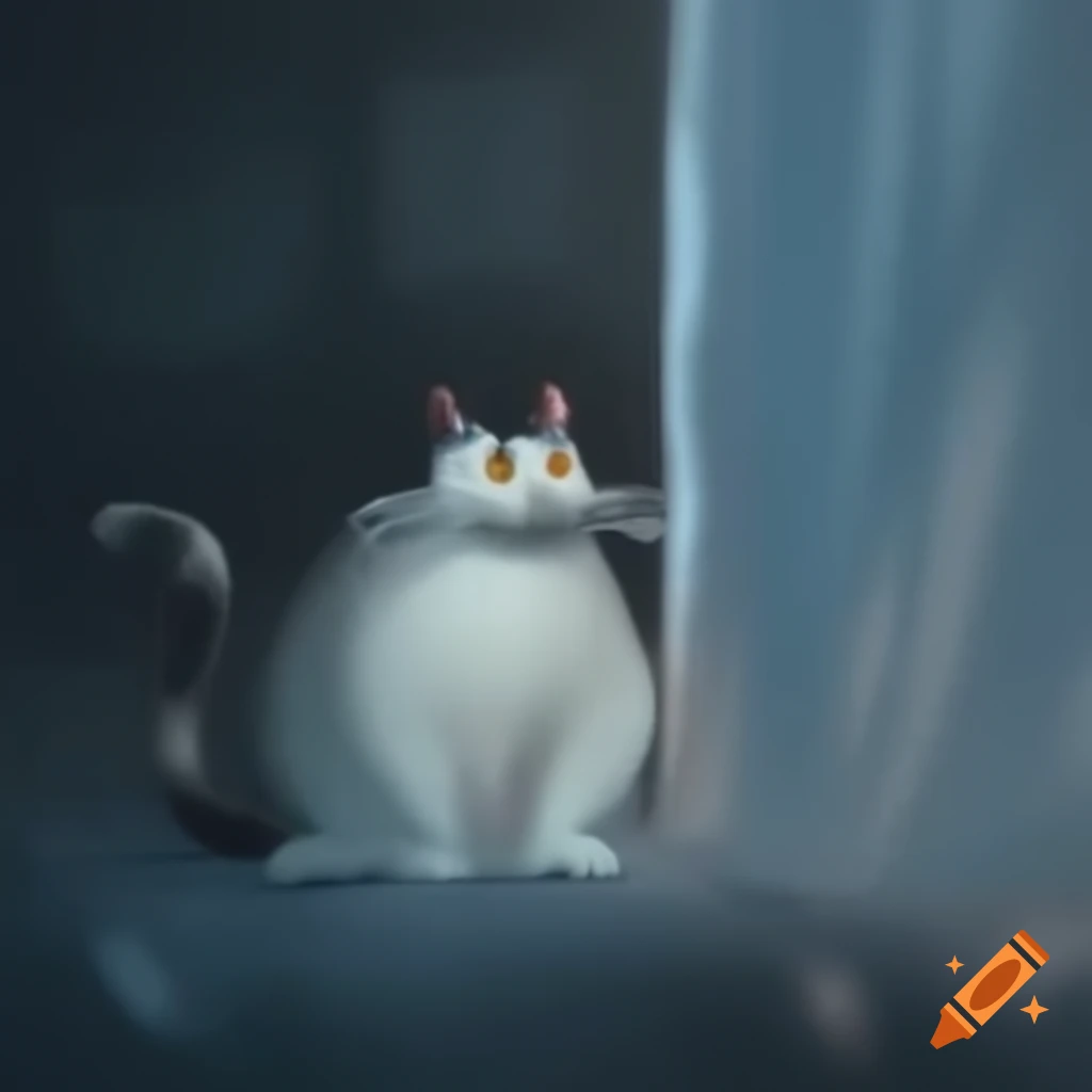 Cats themed illustration of Mikkelsen