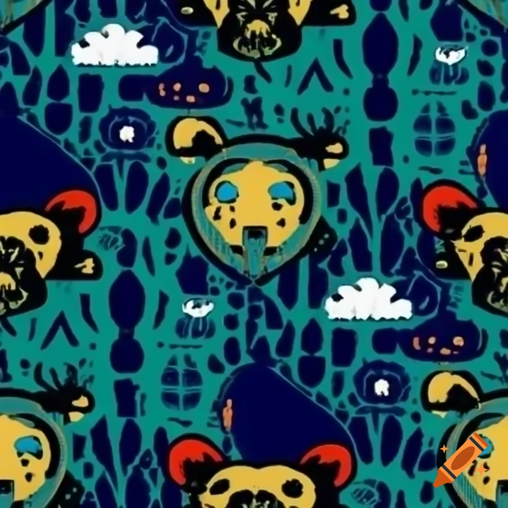 Insomniac themed wallpaper design