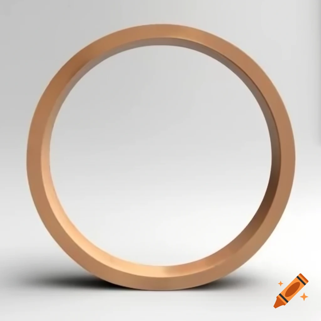 3D wood round frame design for casual game